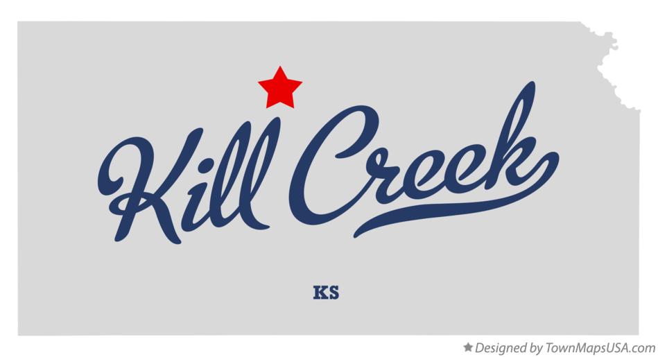 Map of Kill Creek Kansas KS
