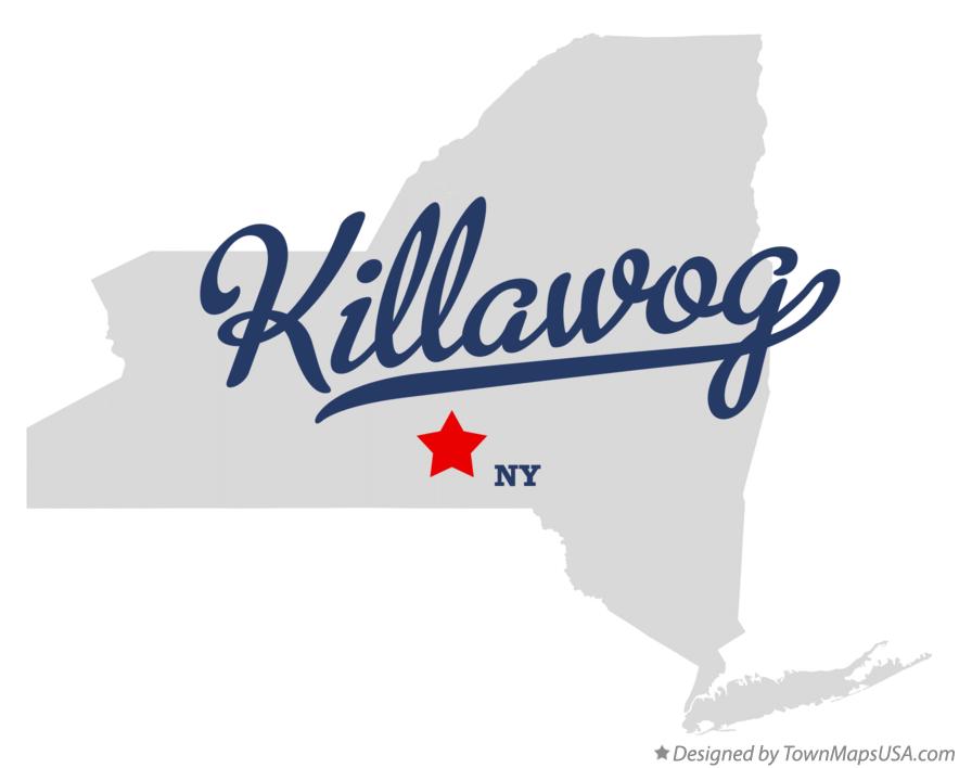 Map of Killawog New York NY