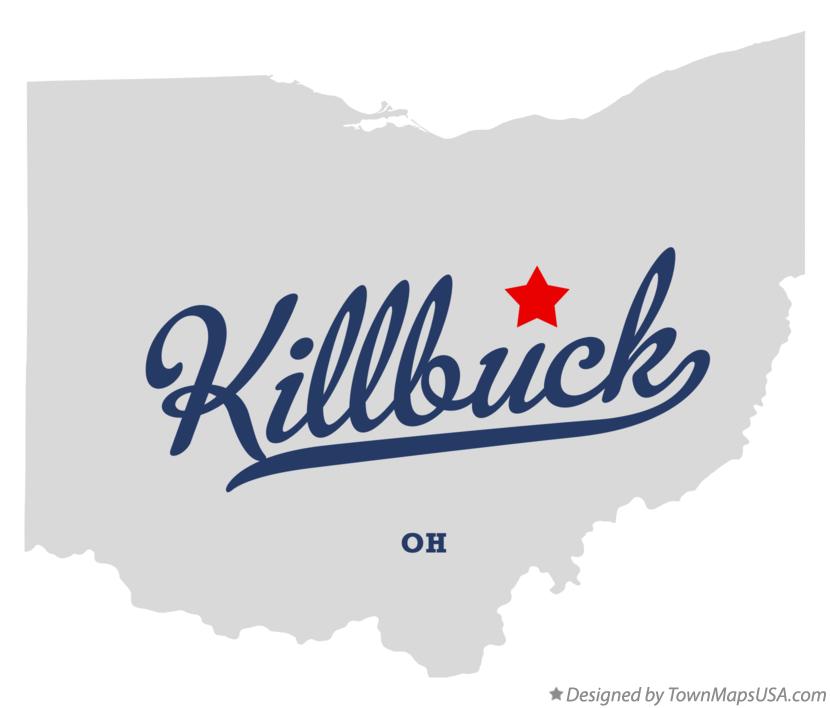 Map of Killbuck Ohio OH