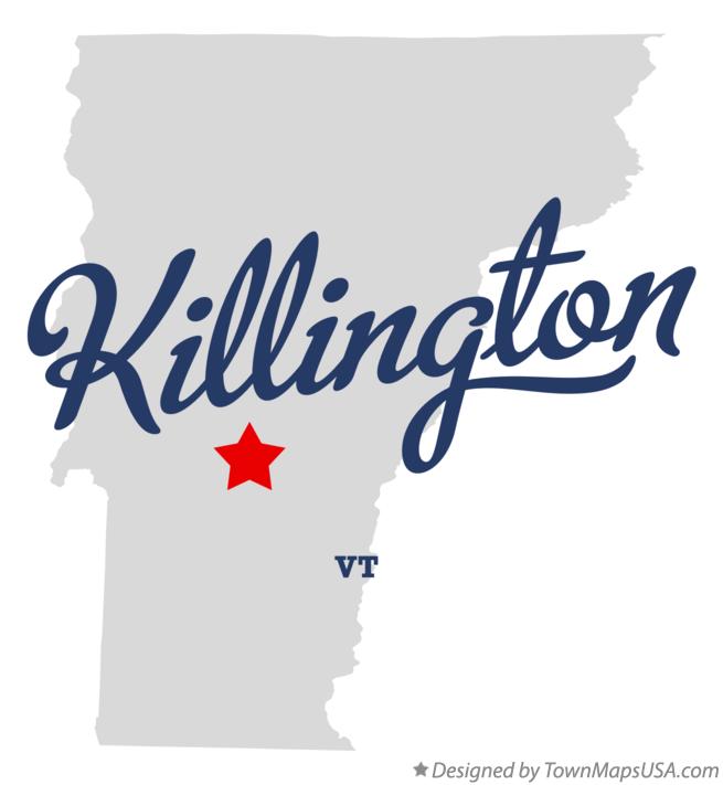 Map of Killington Vermont VT