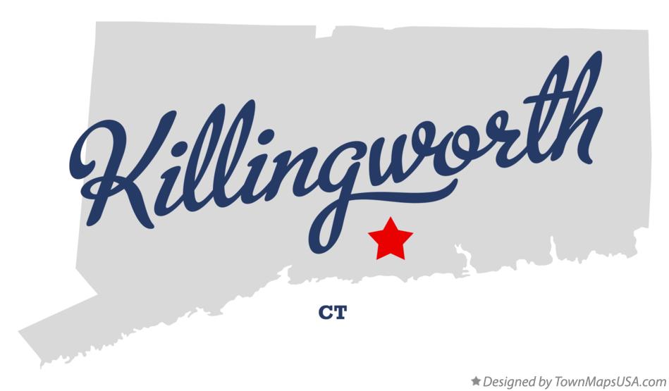Map of Killingworth Connecticut CT