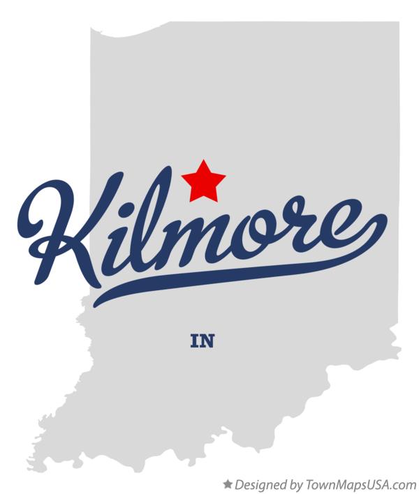 Map of Kilmore Indiana IN