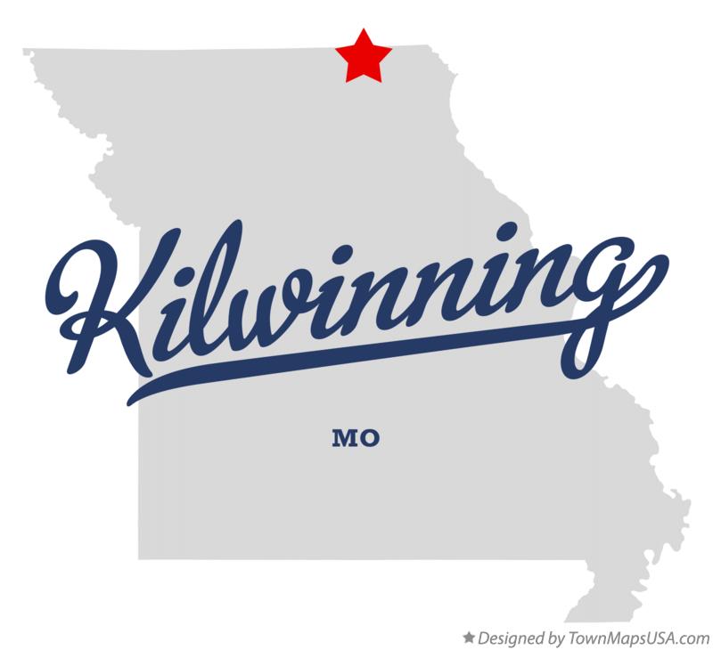 Map of Kilwinning Missouri MO