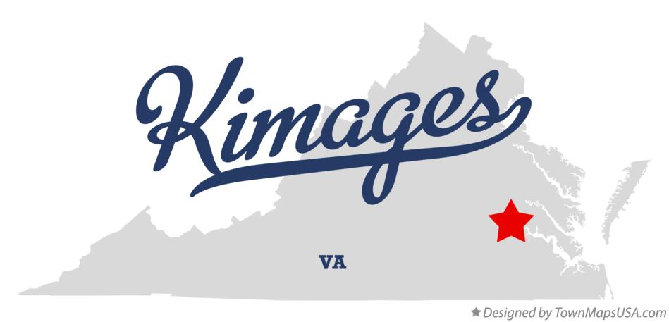Map of Kimages Virginia VA