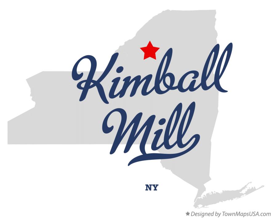 Map of Kimball Mill New York NY