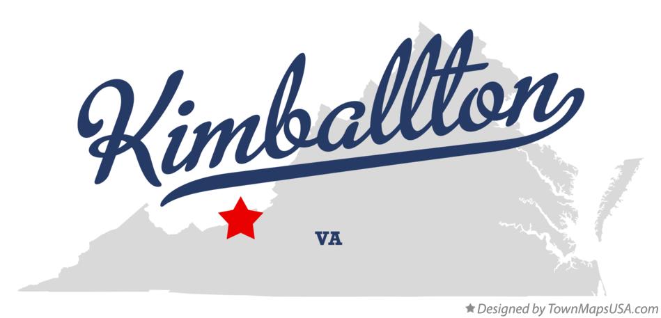Map of Kimballton Virginia VA