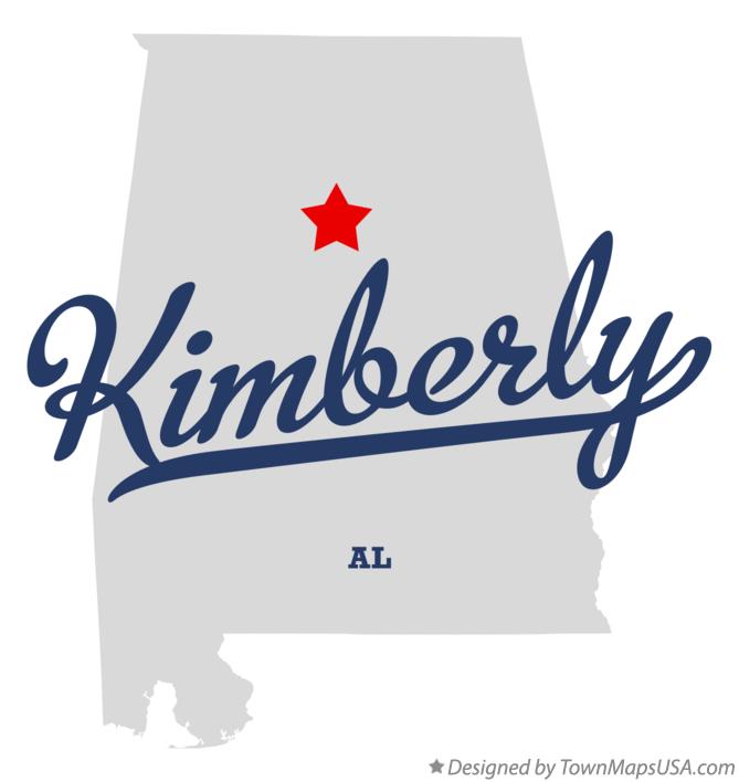 Map of Kimberly Alabama AL