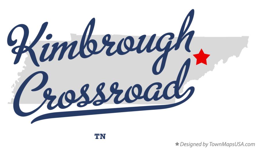 Map of Kimbrough Crossroad Tennessee TN
