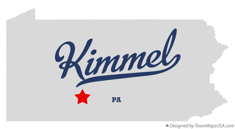 Map of Kimmel Pennsylvania PA