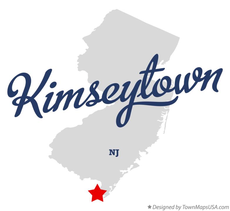 Map of Kimseytown New Jersey NJ