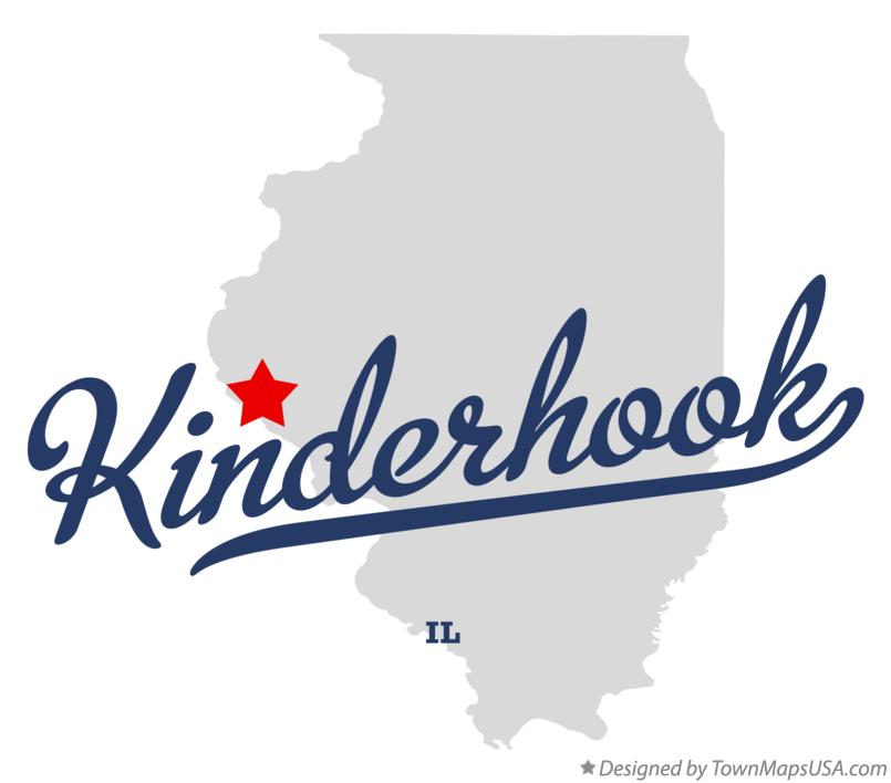 Map of Kinderhook Illinois IL