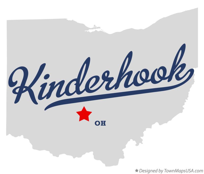 Map of Kinderhook Ohio OH