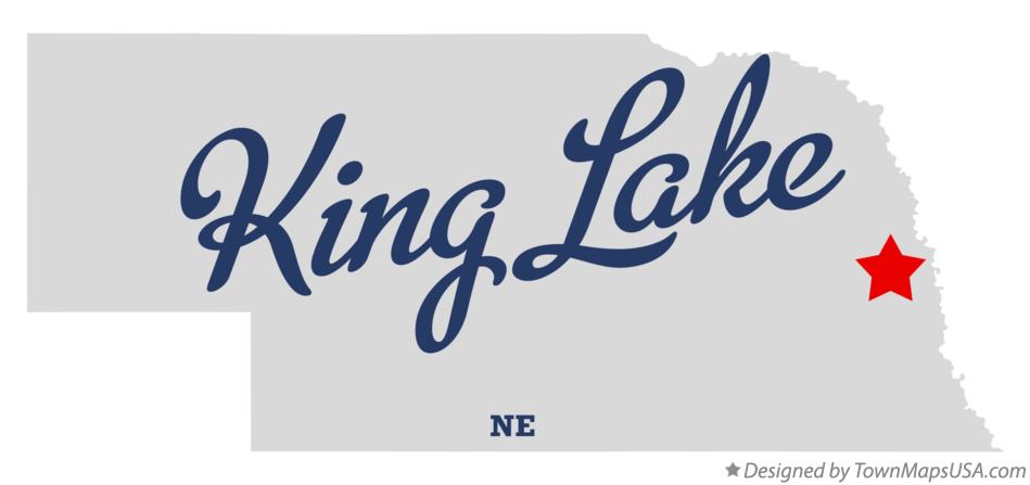 Map of King Lake Nebraska NE