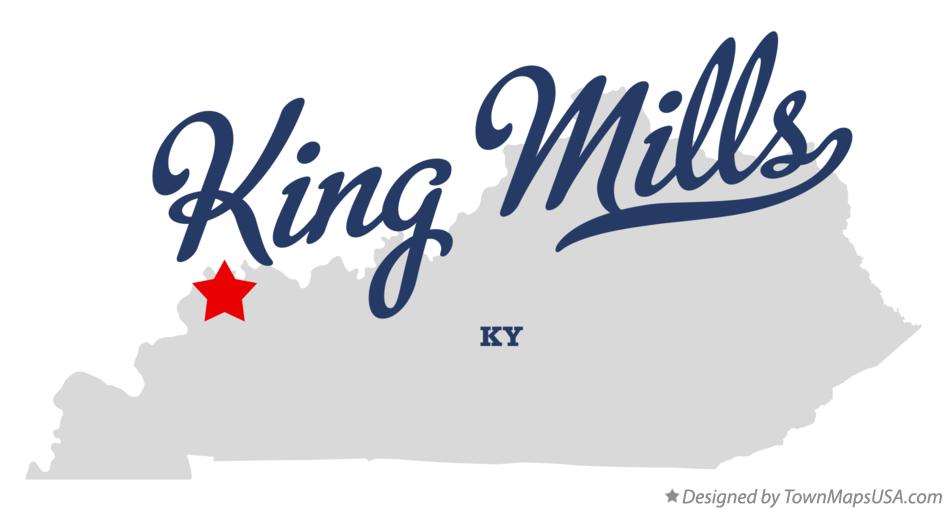 Map of King Mills Kentucky KY