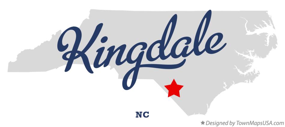 Map of Kingdale North Carolina NC