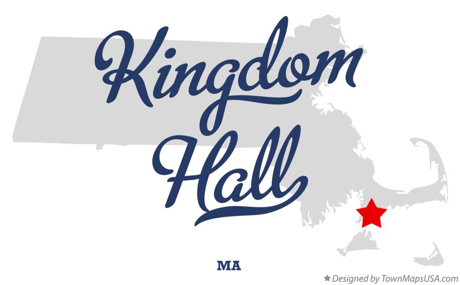 Map of Kingdom Hall Massachusetts MA
