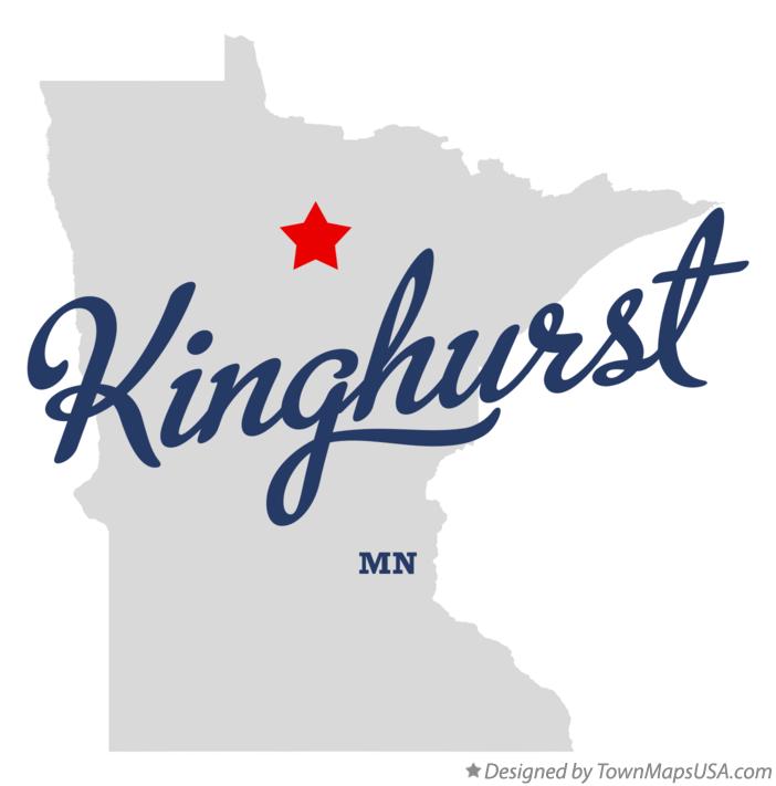 Map of Kinghurst Minnesota MN