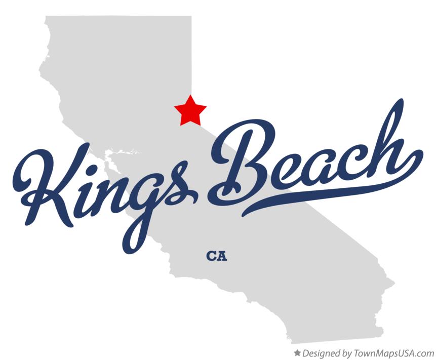 Map of Kings Beach California CA