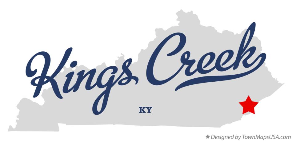 Map of Kings Creek Kentucky KY