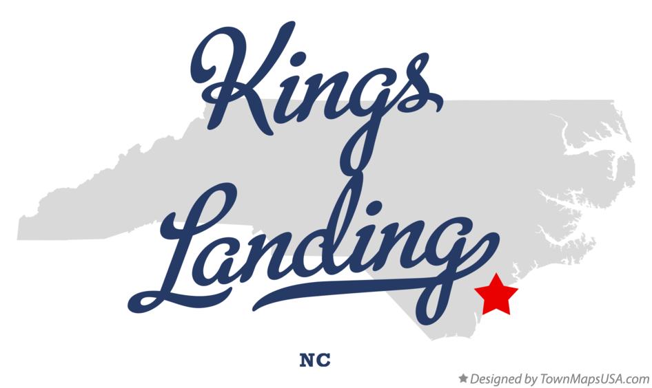 Map of Kings Landing North Carolina NC