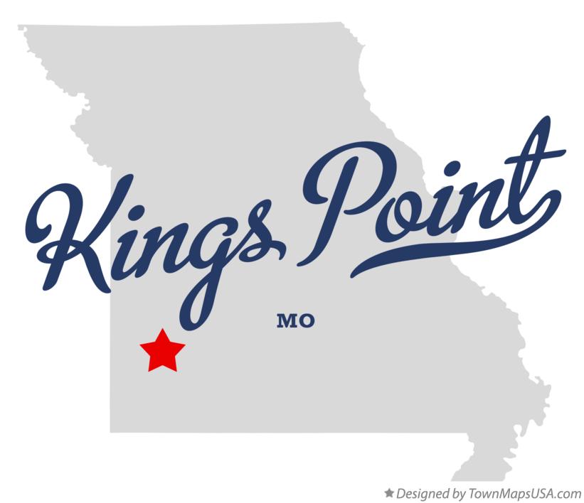 Map of Kings Point Missouri MO
