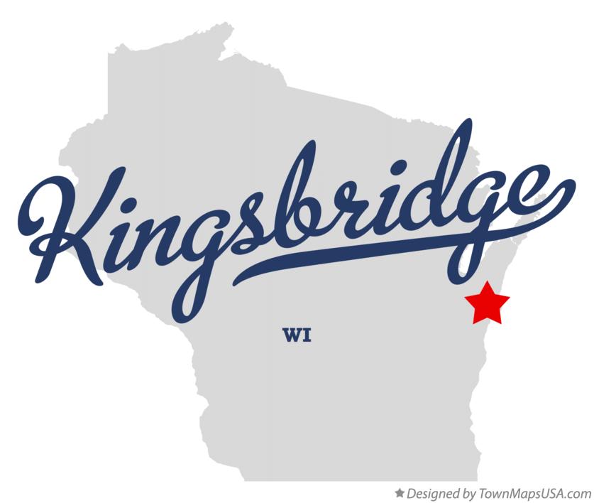 Map of Kingsbridge Wisconsin WI