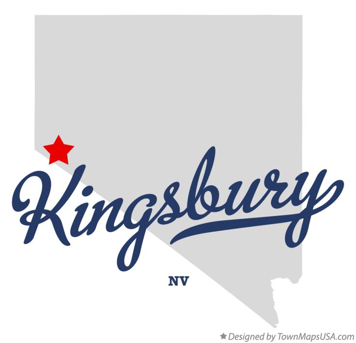 Map of Kingsbury Nevada NV