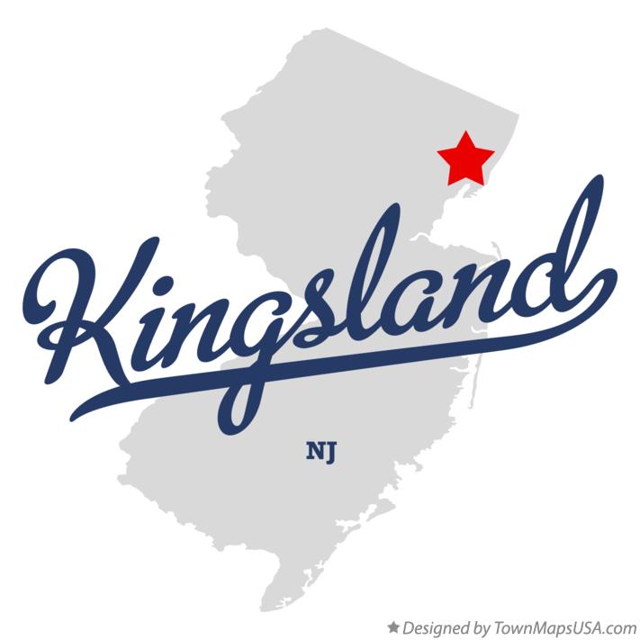 Map of Kingsland New Jersey NJ