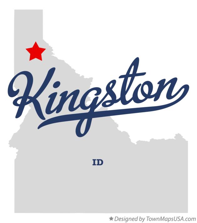 Map of Kingston Idaho ID