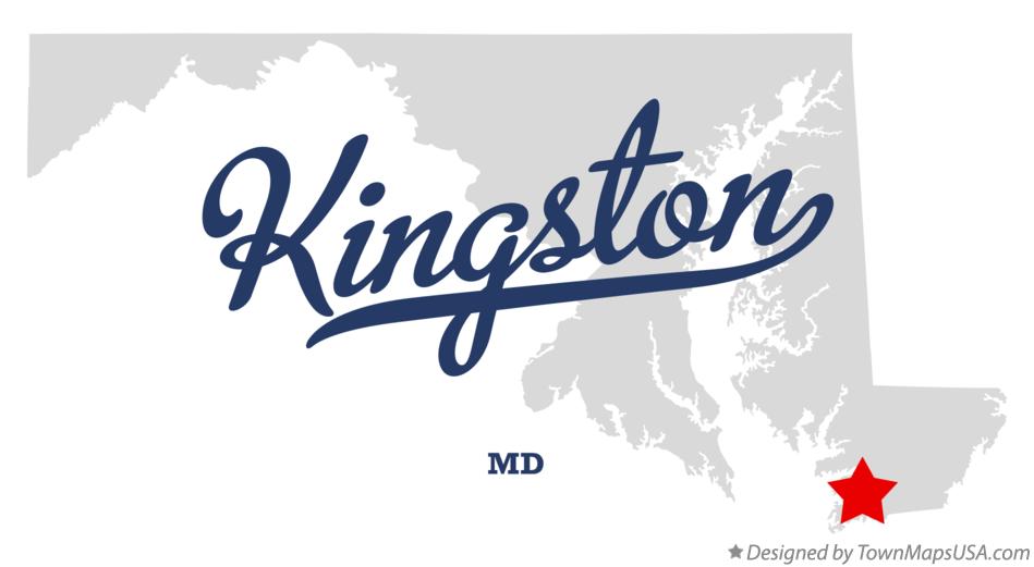 Map of Kingston Maryland MD