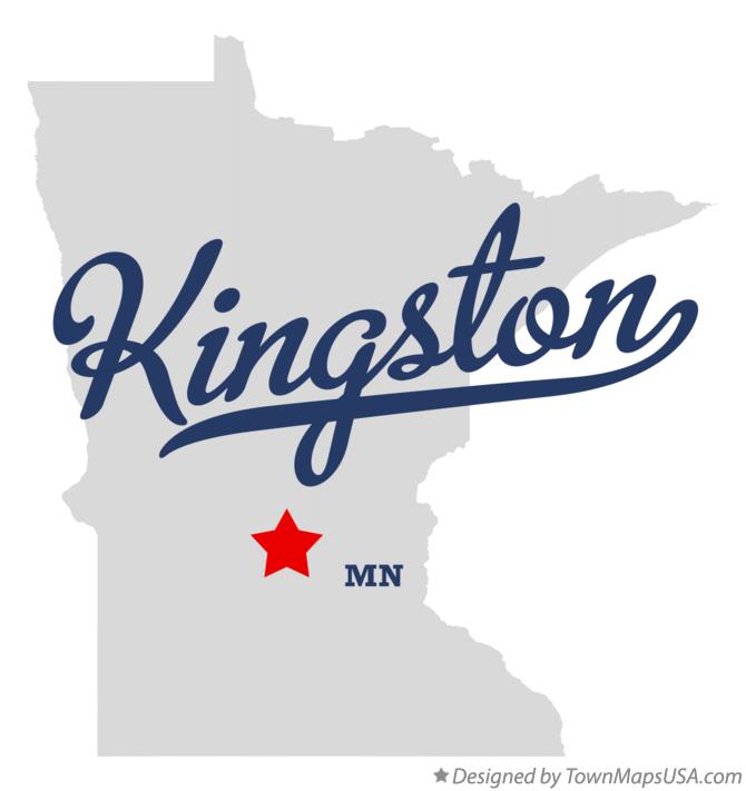 Map of Kingston Minnesota MN