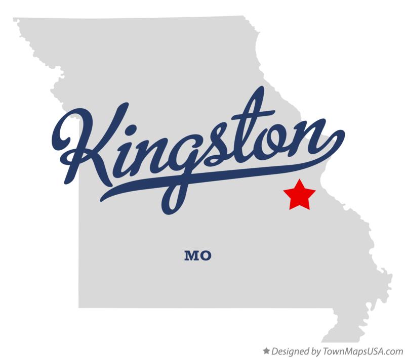 Map of Kingston Missouri MO