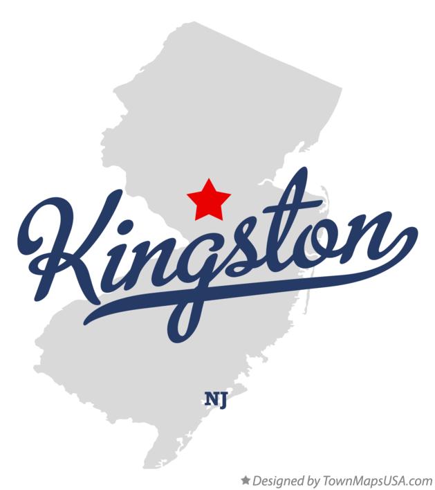 Map of Kingston New Jersey NJ