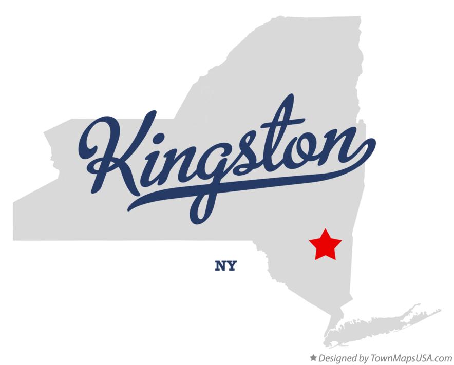 Map of Kingston New York NY