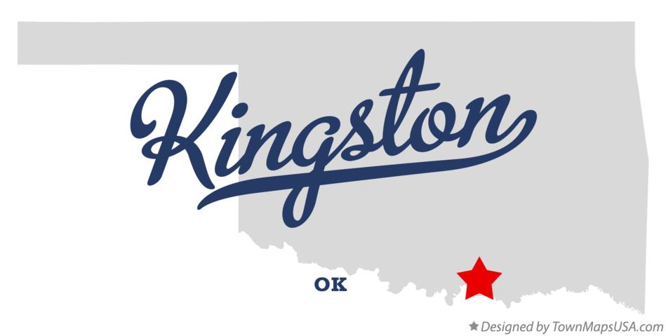 Map of Kingston Oklahoma OK