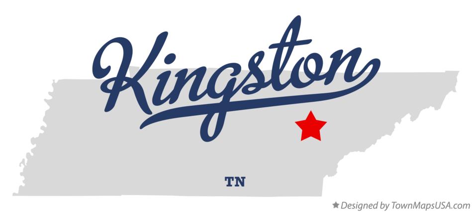 Map of Kingston Tennessee TN