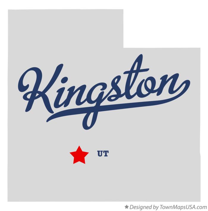 Map of Kingston Utah UT
