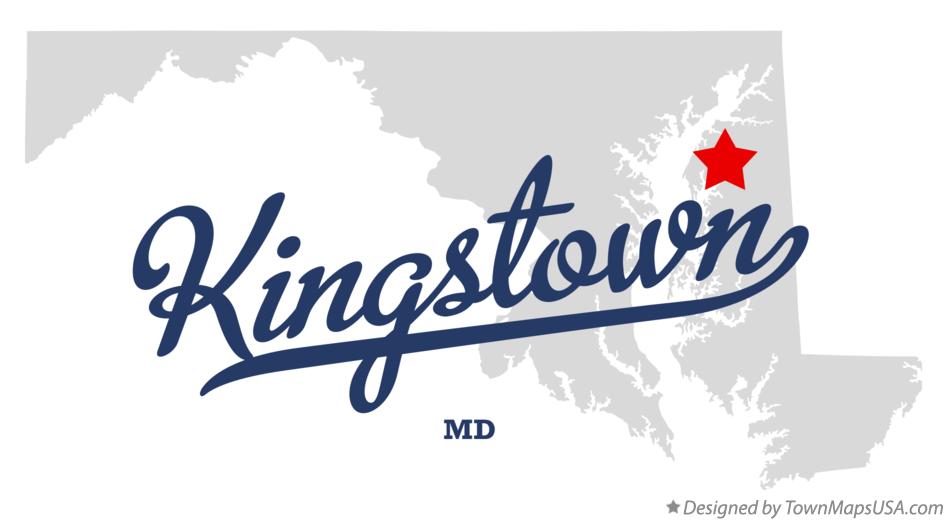 Map of Kingstown Maryland MD