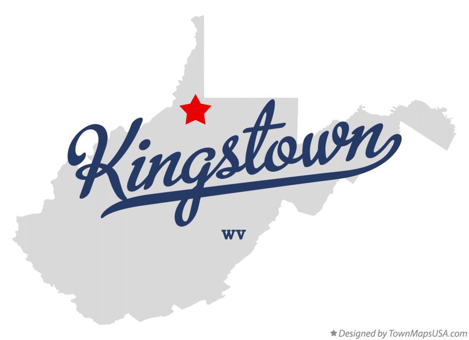 Map of Kingstown West Virginia WV