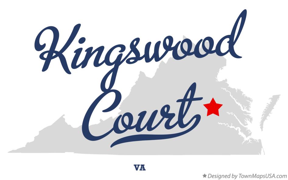 Map of Kingswood Court Virginia VA