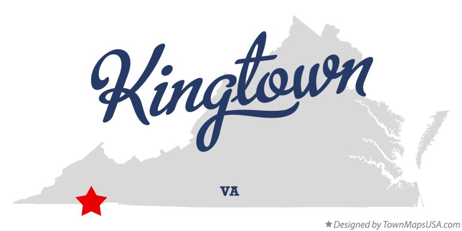 Map of Kingtown Virginia VA