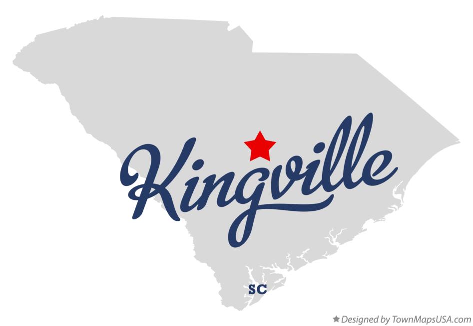Map of Kingville South Carolina SC