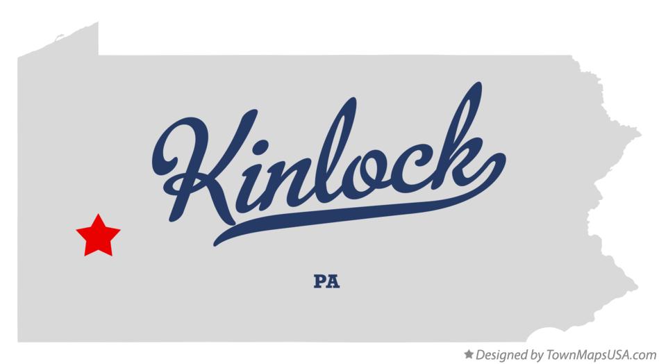 Map of Kinlock Pennsylvania PA