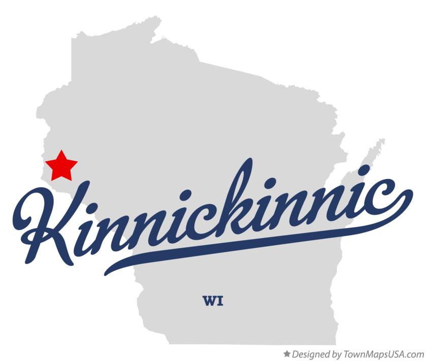 Map of Kinnickinnic Wisconsin WI