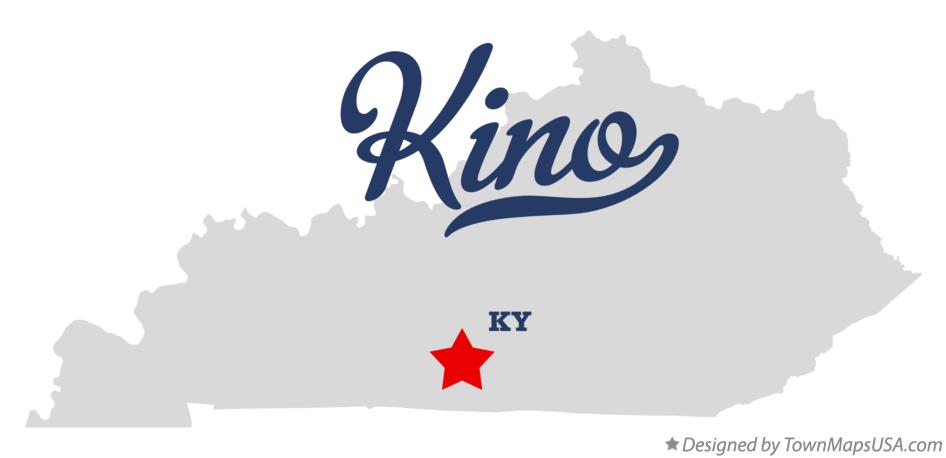 Map of Kino Kentucky KY