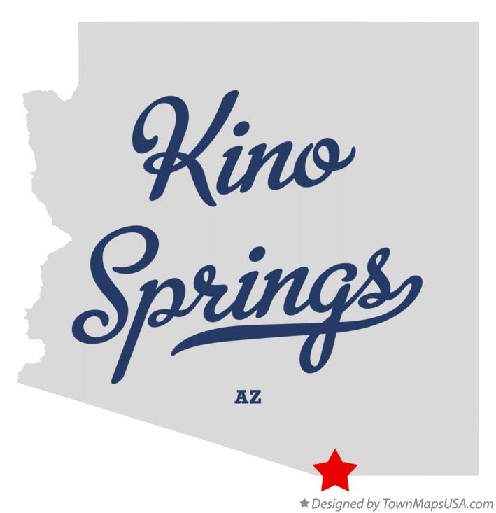 Map of Kino Springs Arizona AZ