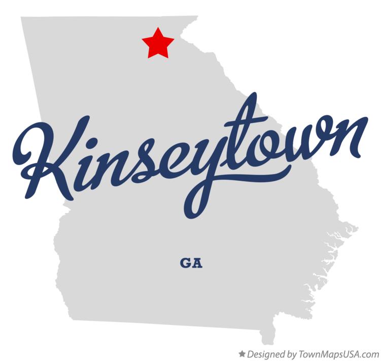 Map of Kinseytown Georgia GA