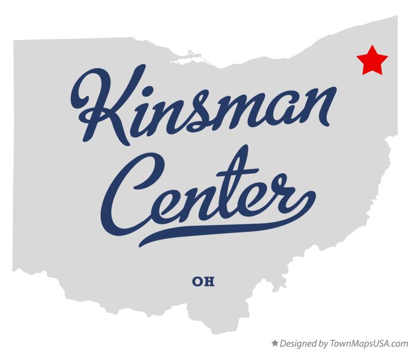 Map of Kinsman Center Ohio OH