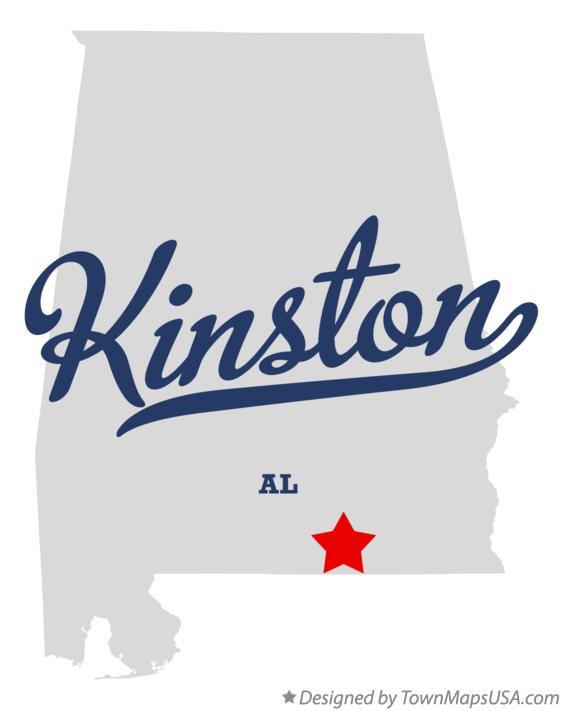 Map of Kinston Alabama AL
