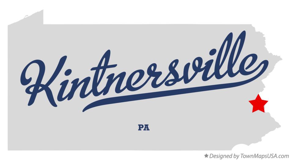 Map of Kintnersville Pennsylvania PA